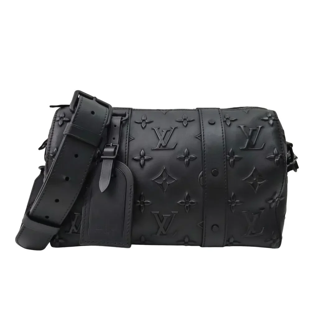 Louis Vuitton Monogram Seal City Keepall Black
